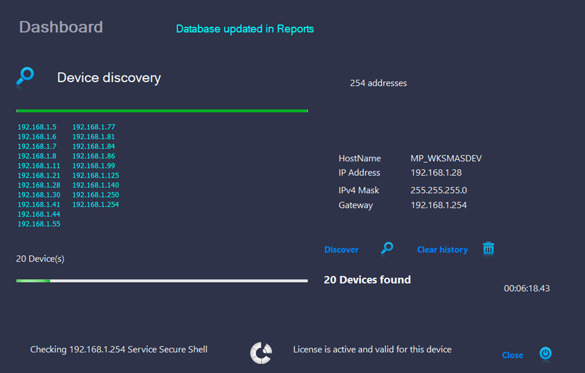 Monitorpack Discovery screenshot